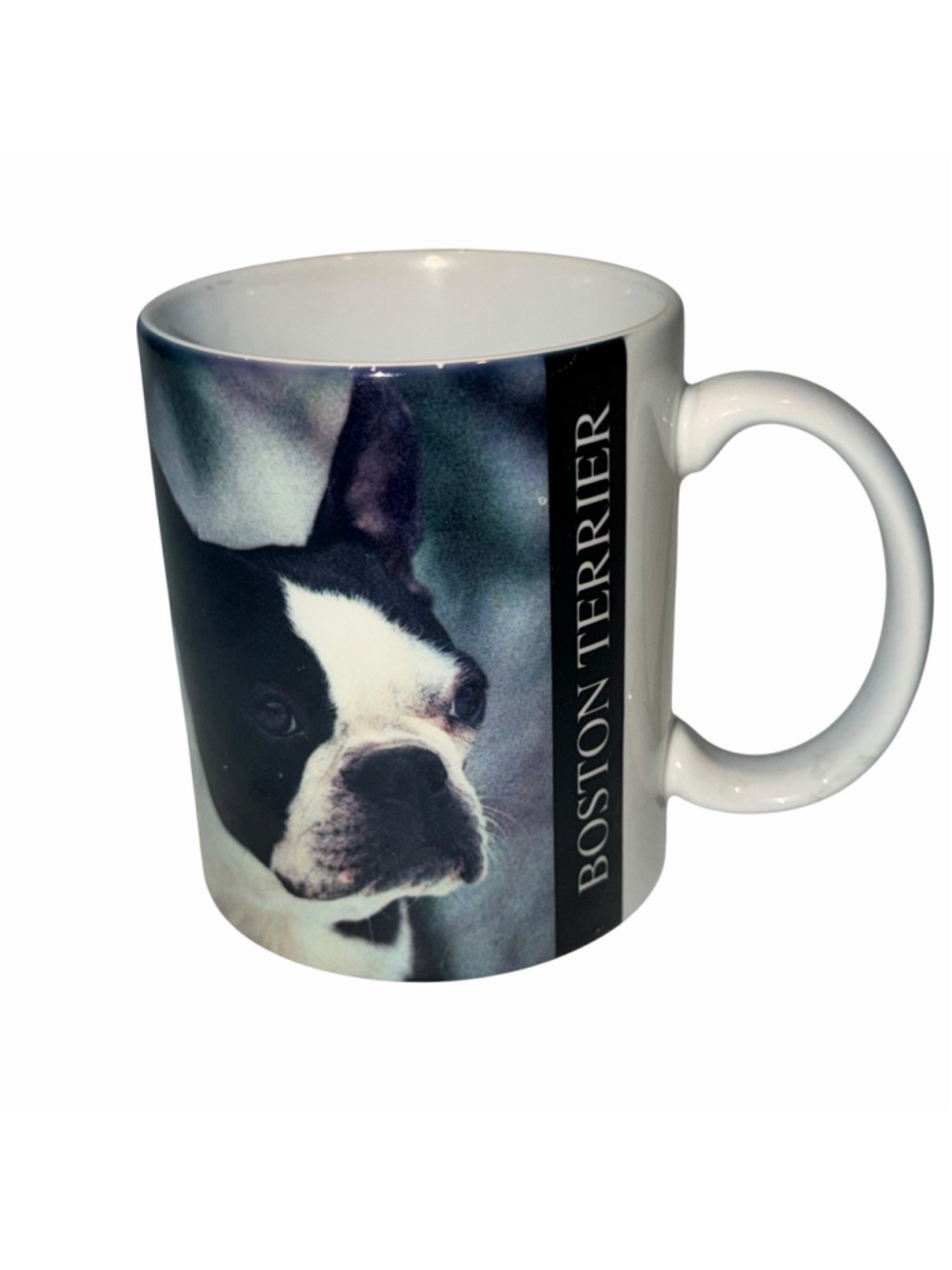 Boston Terrier Dog Coffee Mug Xpres Corp Barbara Augello Cup Vintage 1994